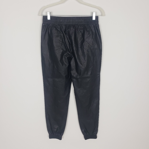 89th & Madison Faux Black Joggers - Picture 5 of 9